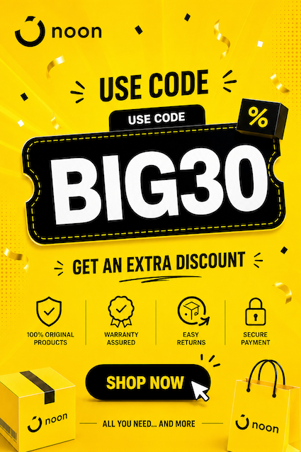 Newest Noon code and Noon discount code today BIG30